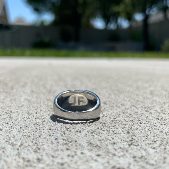 Jennifer Fisher NEW Horizontal Scoop Silver Ring Various Sizes MSRP $225 - Picture 6 of 9